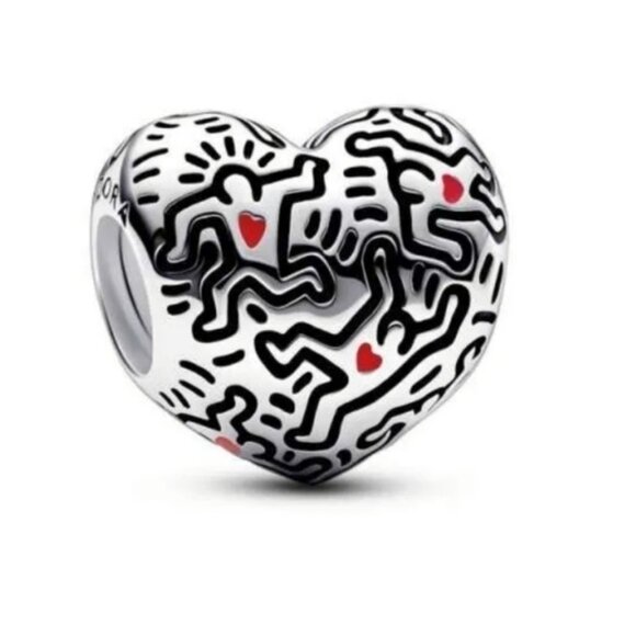 Keith Haring™ x Pandora Line Art People Charm